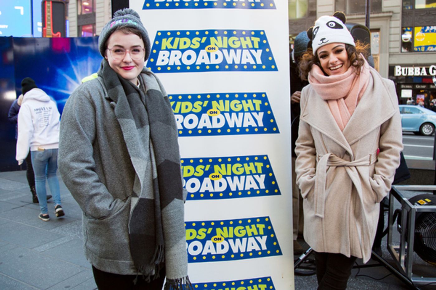 Photo Coverage: Joey McIntyre, Caitlin Kinnunen & Isabelle McCalla Help Kick Off Kids Night on Broadway in Times Square!  Image