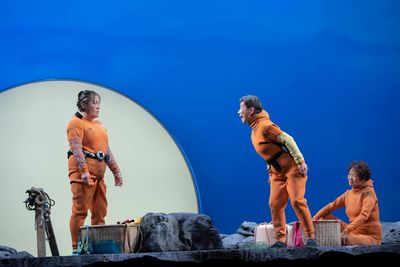 Emily Kuroda, Wai Ching Ho, and Jo Yang in Endlings.
 Photo