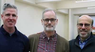 Scott Rink (choreographer), Jack Cummings III (director), Larry Hirschhorn (producer) Photo