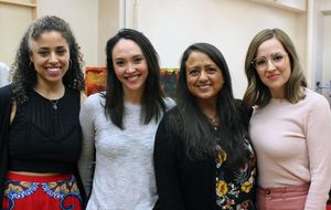 Tatiana Wechsler,Belinda Allyn, Natalie Toro, Hannah Elless. Photo