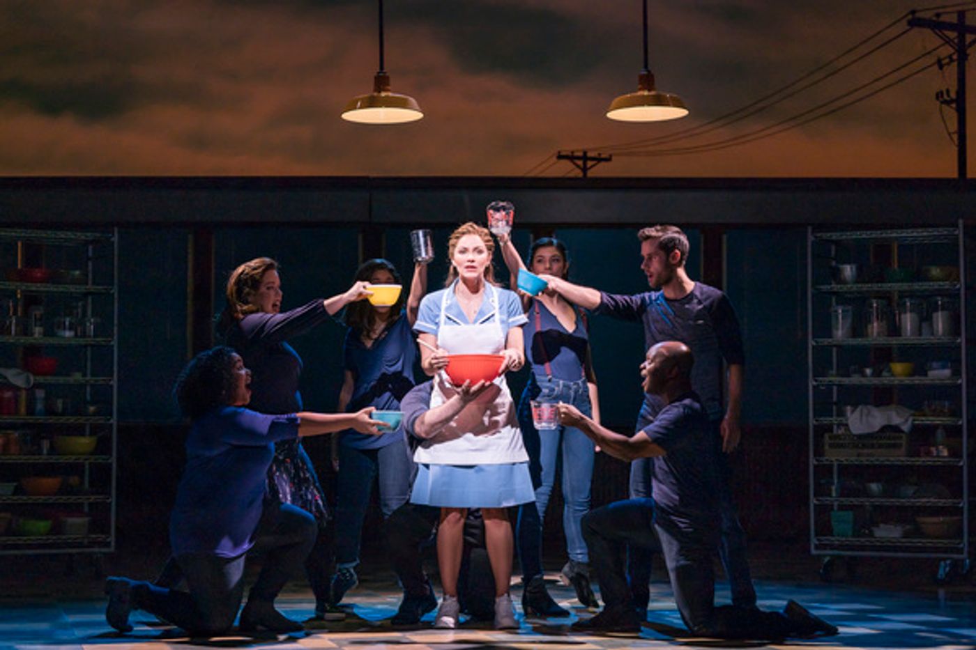 Photo Flash: WAITRESS Is Opening Up in London! Get a First Look at Katharine McPhee and the Cast!  Image