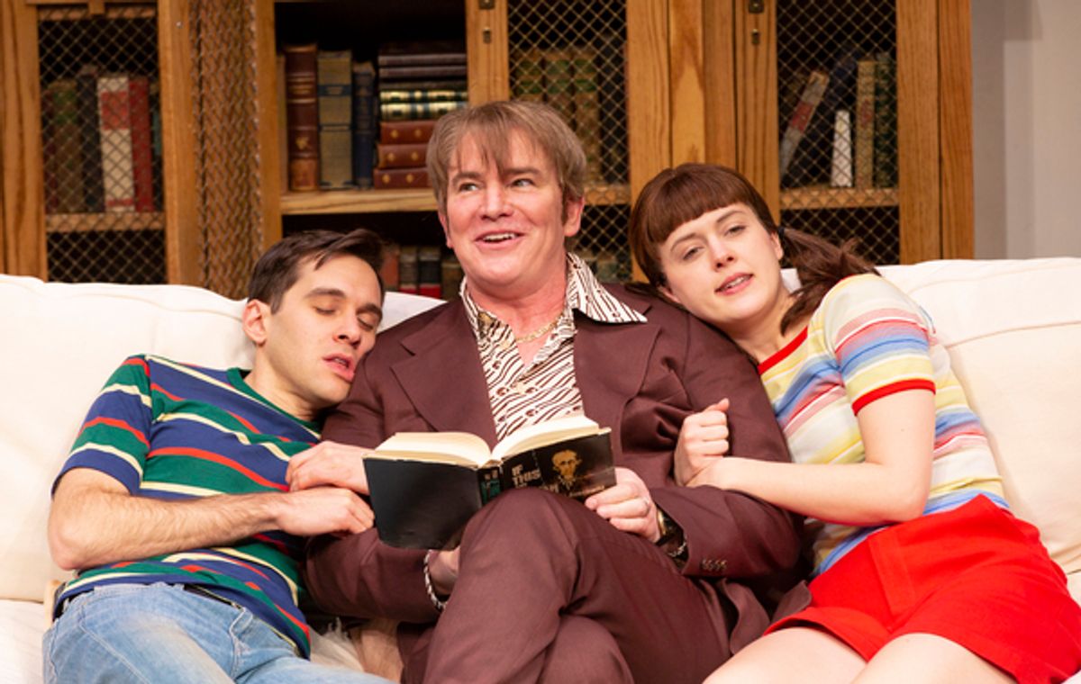 Adam Chanler-Berat, Douglas Sills, and Grace Rex at 