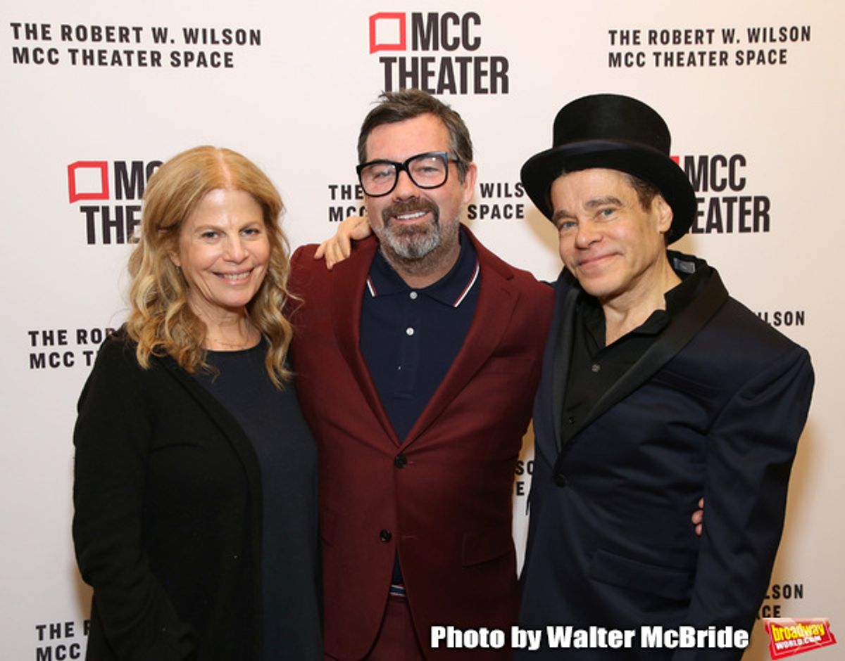 Jessie Nelson, Duncan Sheik and Steven Sater at 