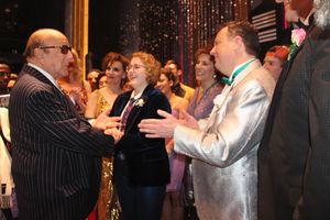 Clive Davis, Caitlin Kinnunen and Brooks Ashmanskas @ BroadwayWorld Clive Davis, Caitlin Kinnunen and Brooks Ashmanskas Photo
