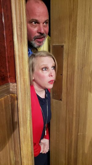 Jonathan Perry and Emily Charleton as Michael & Patrice Leadly in Lone Star Love Potion @ BroadwayWorld Jonathan Perry and Emily Charleton as Michael & Patrice Leadly in Lone Star Love Poti Photo