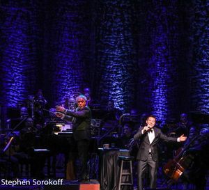 Larry Blank, Associate Conductor & Michael Feinstein Photo