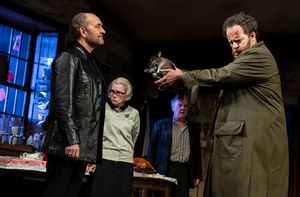 Ralph Brown, Ann McDonough, Fred Applegate, and Shuler Hensley  Photo