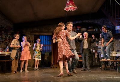 Brian dâ€™Arcy James and Holley Fain  Photo