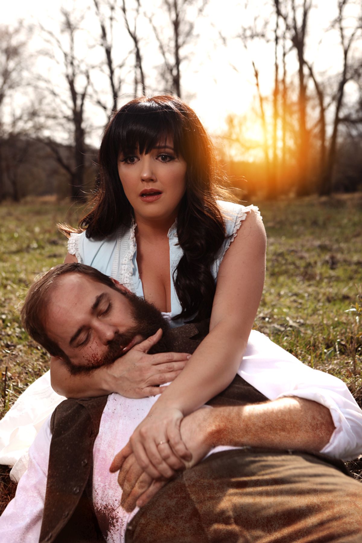 Rachel Potter and Daniel Burns at 