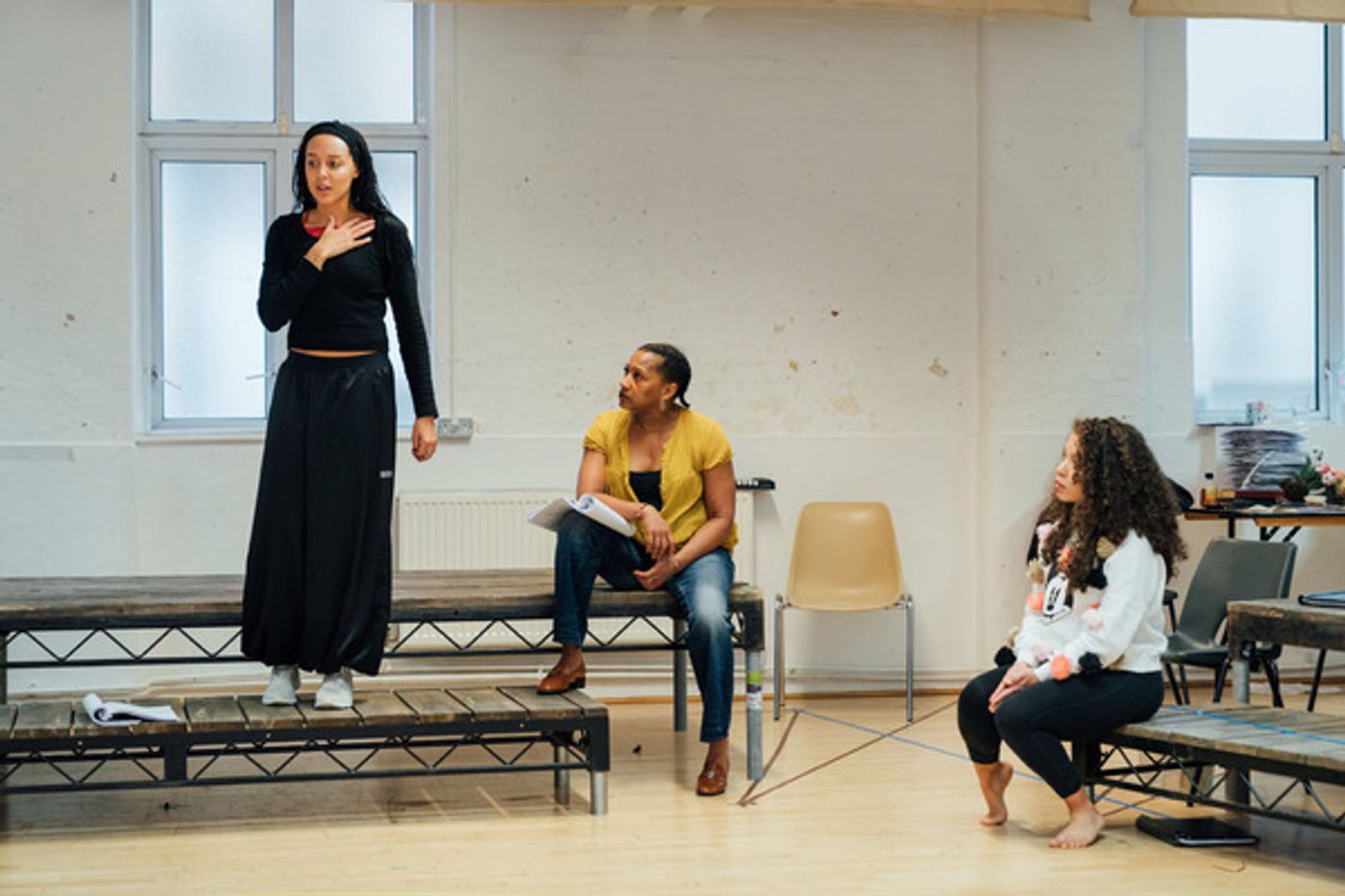 Photo Flash: In Rehearsal with EMILIA at the Vaudeville Theatre  Image