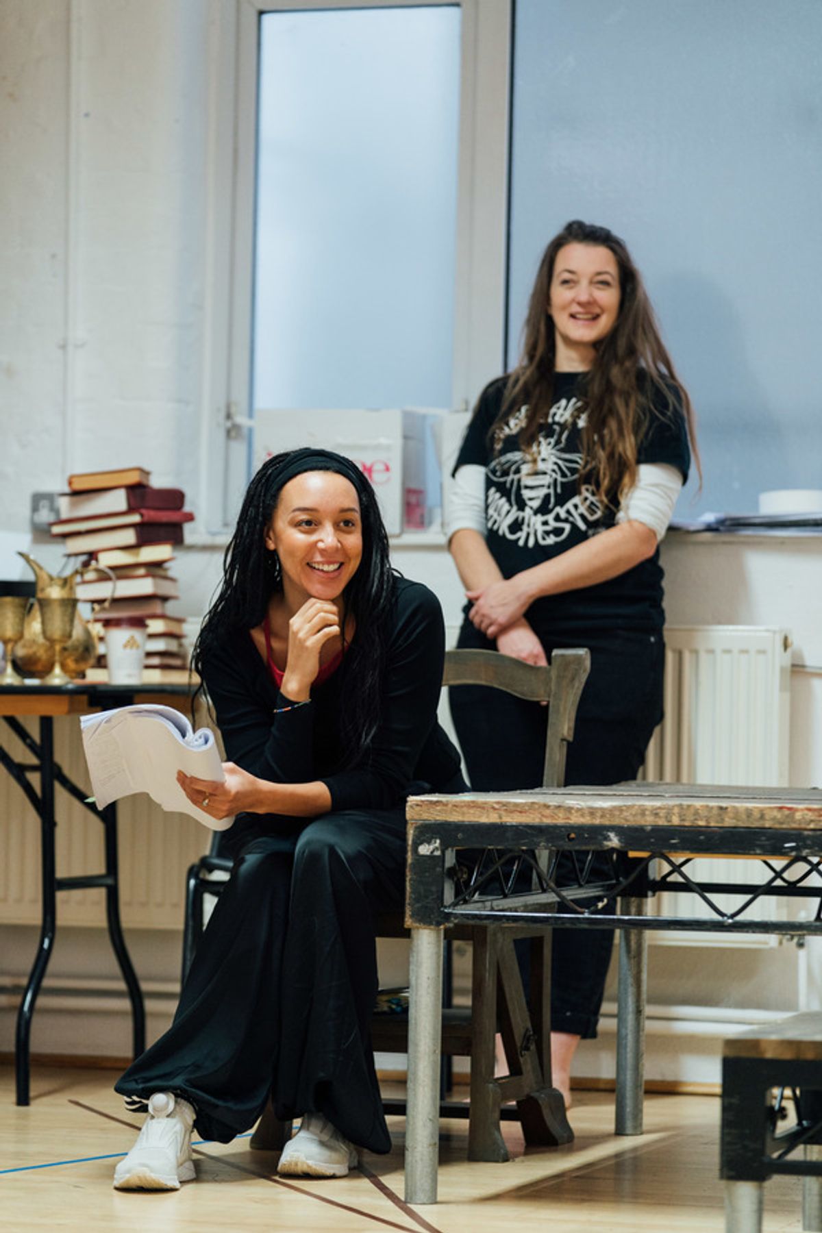 Adelle Leonce and Sophie Stone at 