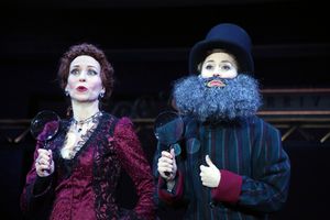 Kelly Lester (Angela Prysock/Princess Puffer) and Emily Ferranti (Edwin Drood @ BroadwayWorld Kelly Lester (Angela Prysock/Princess Puffer) and Emily Ferranti (Edwin Drood Photo