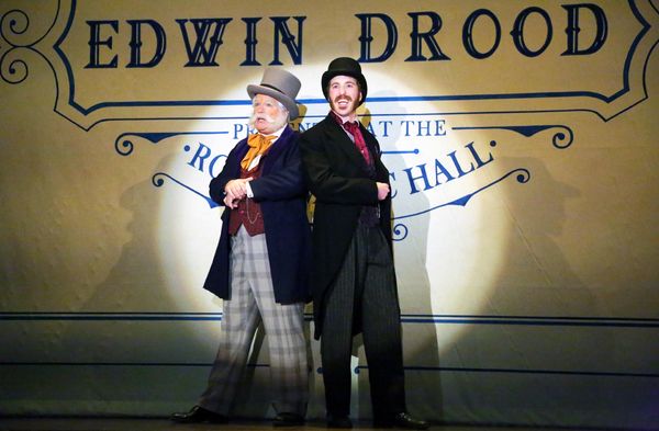 Kurt Zischke (Chairman Thomas Cartwright) and Bryan Mittelstadt (John Jasper) Photo
