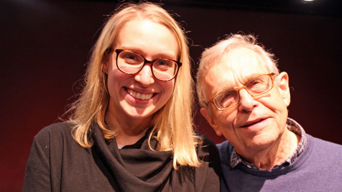 Emily Maltby (director) with her dad, Richard, Maltby, Jr.
 at 