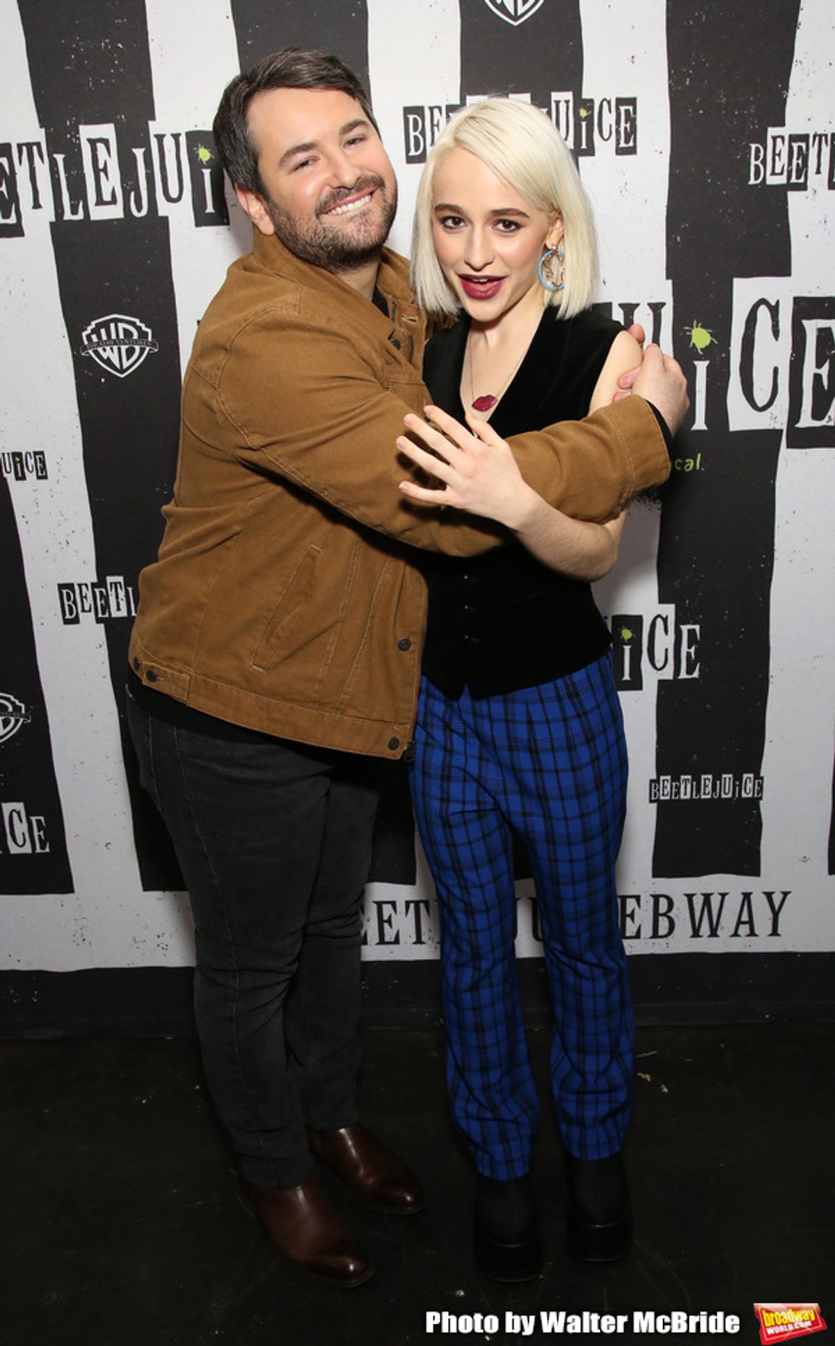 Alex Brightman and Sophia Anne Caruso at 