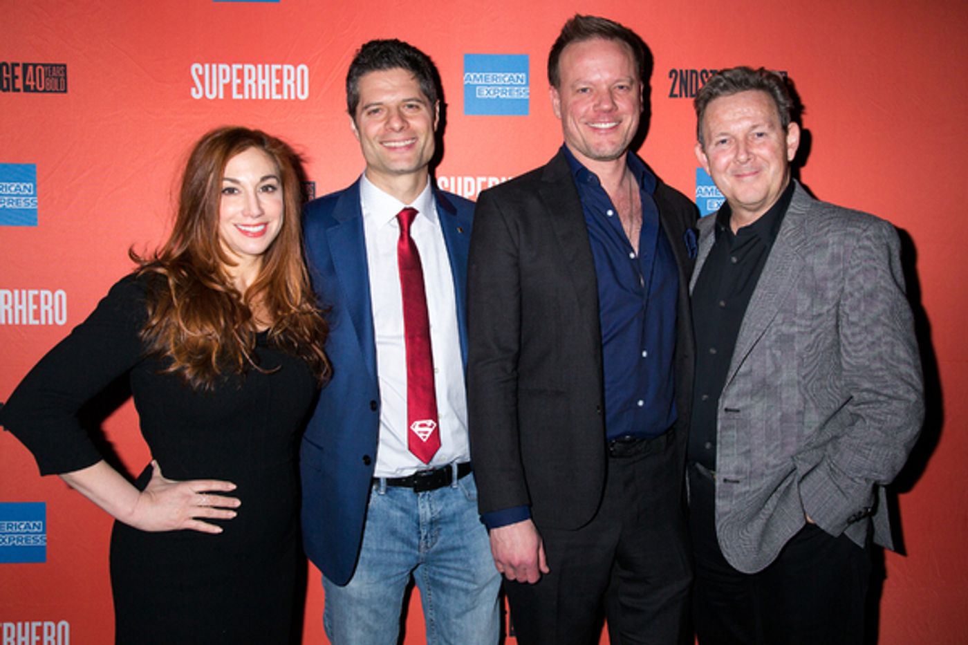 Photo Coverage: Kate Baldwin, Bryce Pinkham & More Celebrate Opening Night of SUPERHERO  Image