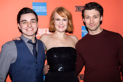 Kyle McArthur, Kate Baldwin, Bryce Pinkham Photo