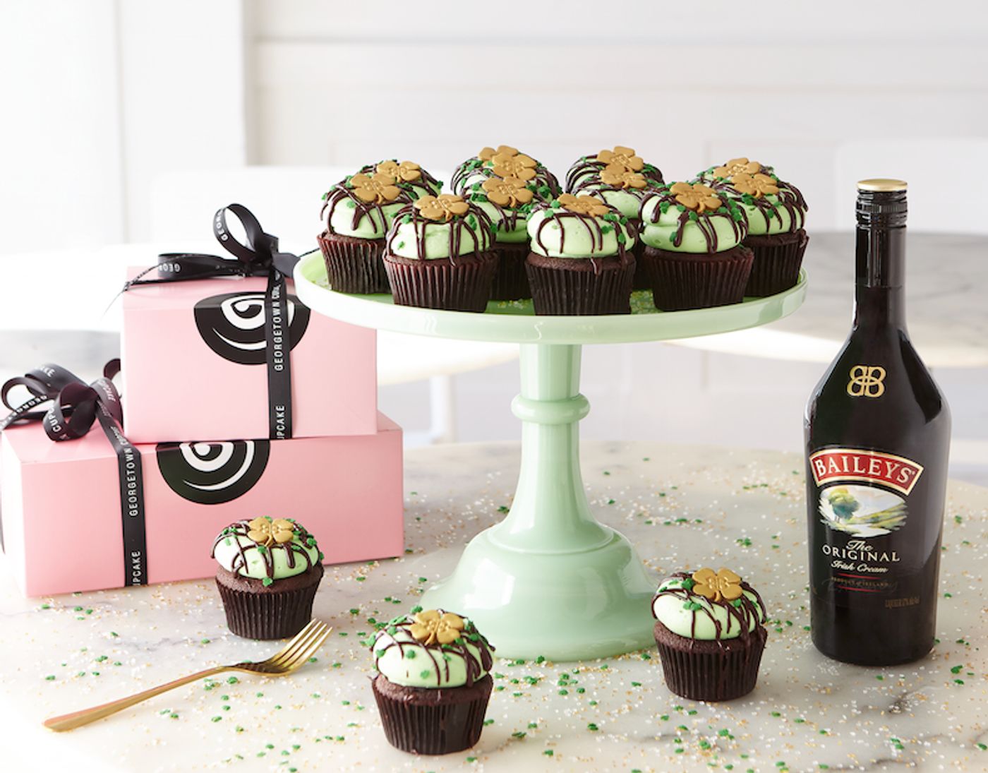 GEORGETOWN CUPCAKE Debuts Limited-Edition Baileys Chocolate Mint Cupcake for March  Image