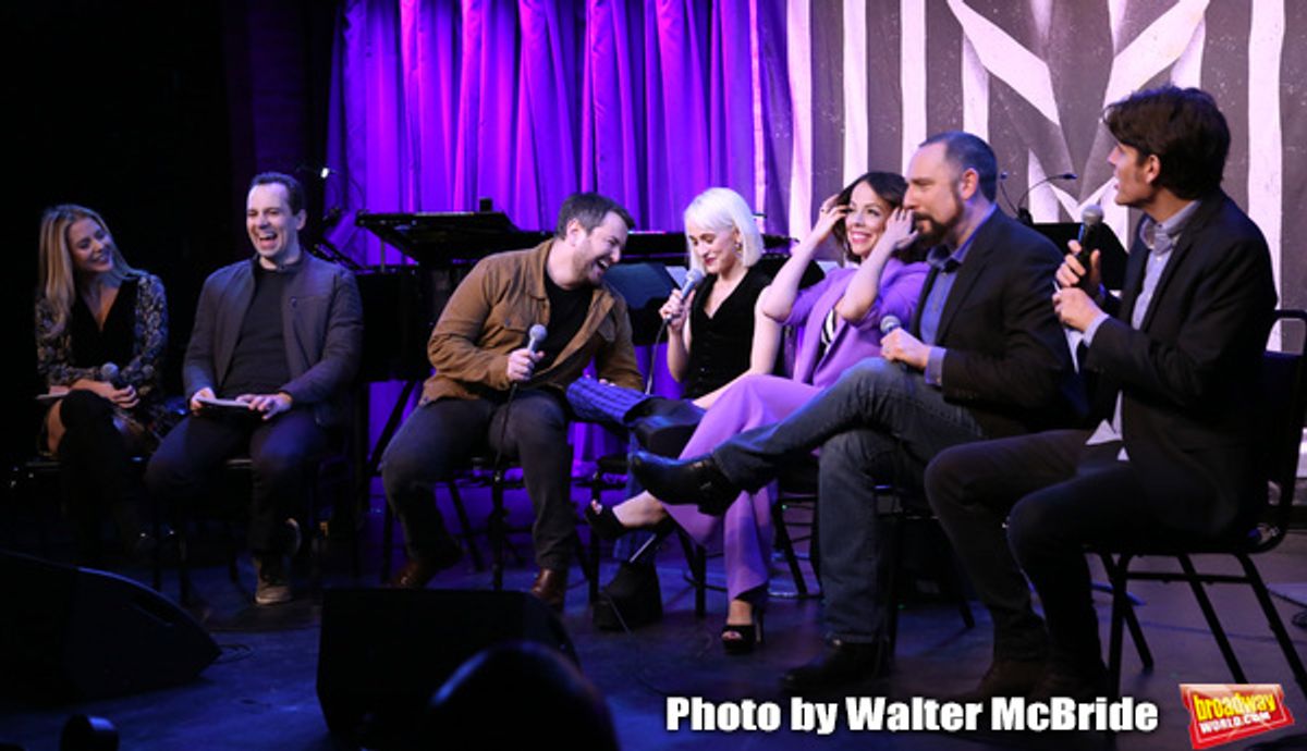 Kerry Butler, Rob McClure, Alex Brightman, Sophia Anne Caruso, Leslie Kritzer, Adam Dannheisser and Alex Timbers  at 