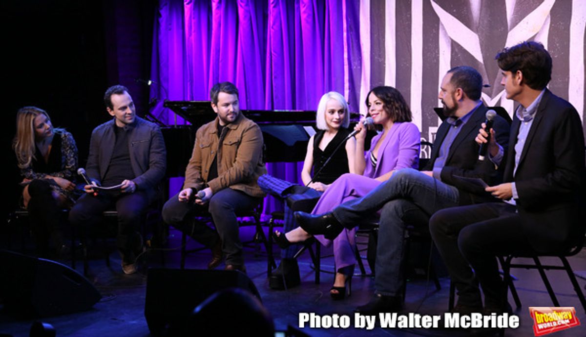 Kerry Butler, Rob McClure, Alex Brightman, Sophia Anne Caruso, Leslie Kritzer, Adam Dannheisser and Alex Timbers  at 