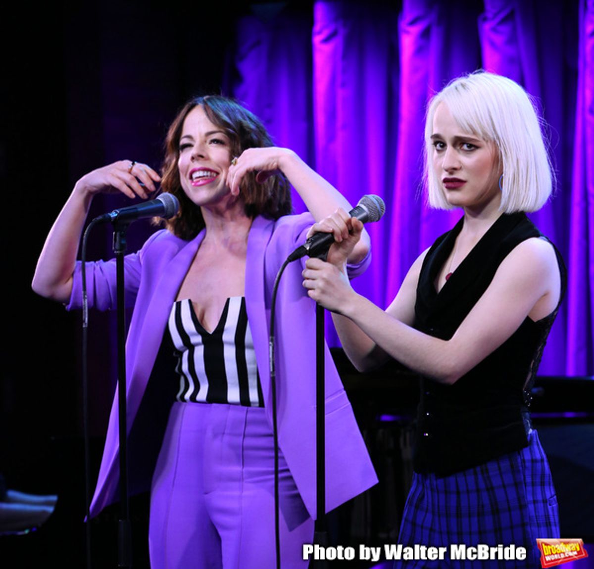 Leslie Kritzer and Sophia Anne Caruso at 