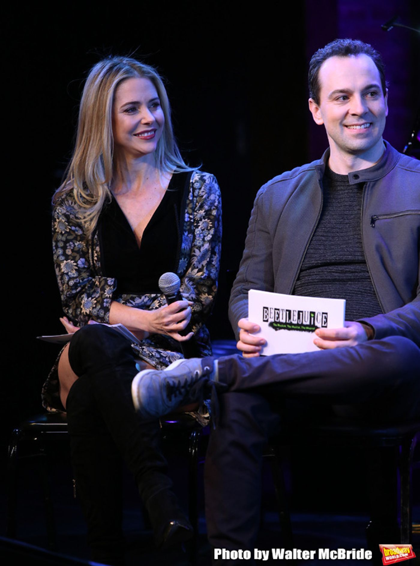 Photo Coverage: Alex Brightman, Sophia Anne Caruso & More Give a Spooktastic Sneak Peek of BEETLEJUICE!  Image