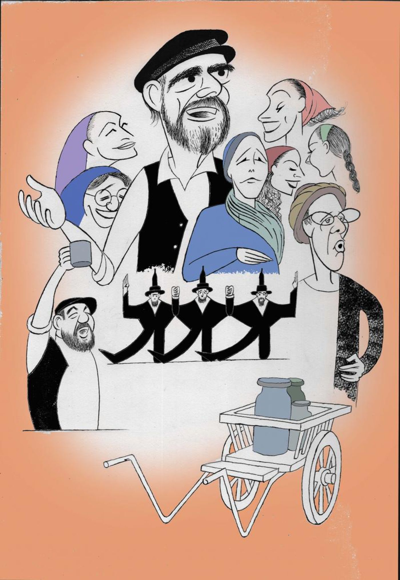 BWW Exclusive: Ken Fallin Draws the Stage -  FIDDLER ON THE ROOF  Image