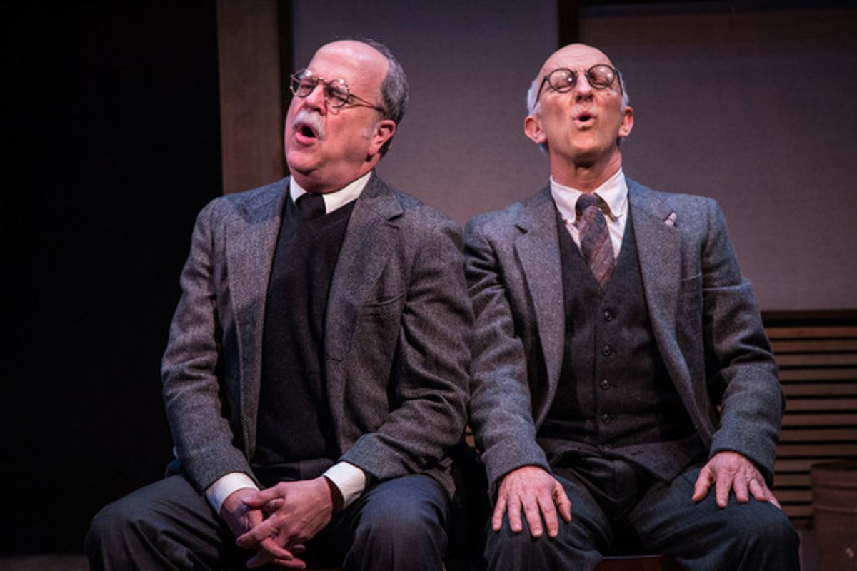 Allan Edwards and Richard Garner at 