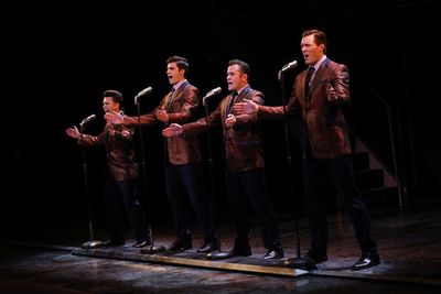 Walk Like a Man 
(l to r) Jonny Wexler, Eric Chambliss, Corey Greenan and Jonathan Ca Photo