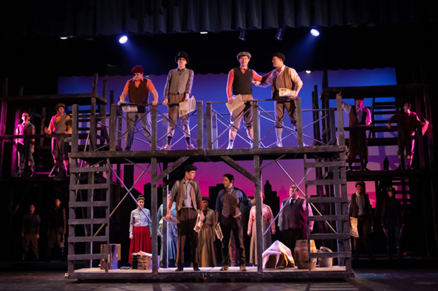Photo Coverage: Extra Extra! NEWSIES Come to the Gallery Players  Image