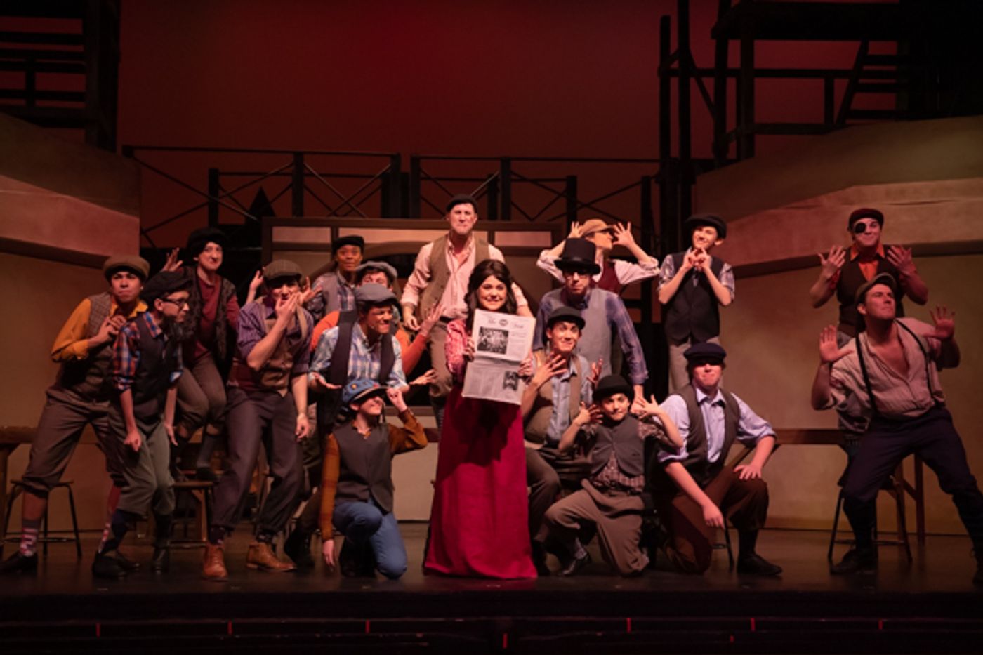 Photo Coverage: Extra Extra! NEWSIES Come to the Gallery Players  Image