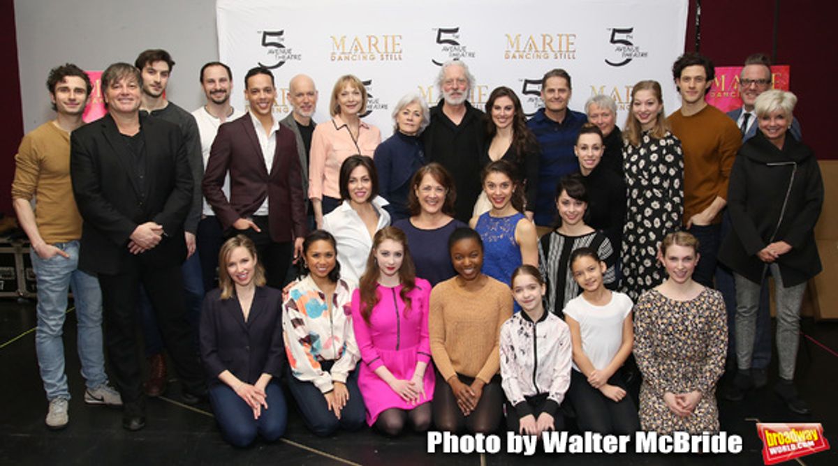 Tiler Peck, Terrence Mann, Louise Pitre, Karen Ziemba, Jenny Powers, Kyle Harris, Dee Hoty, Christopher Gurr and Noelle Hogan with the cast at 