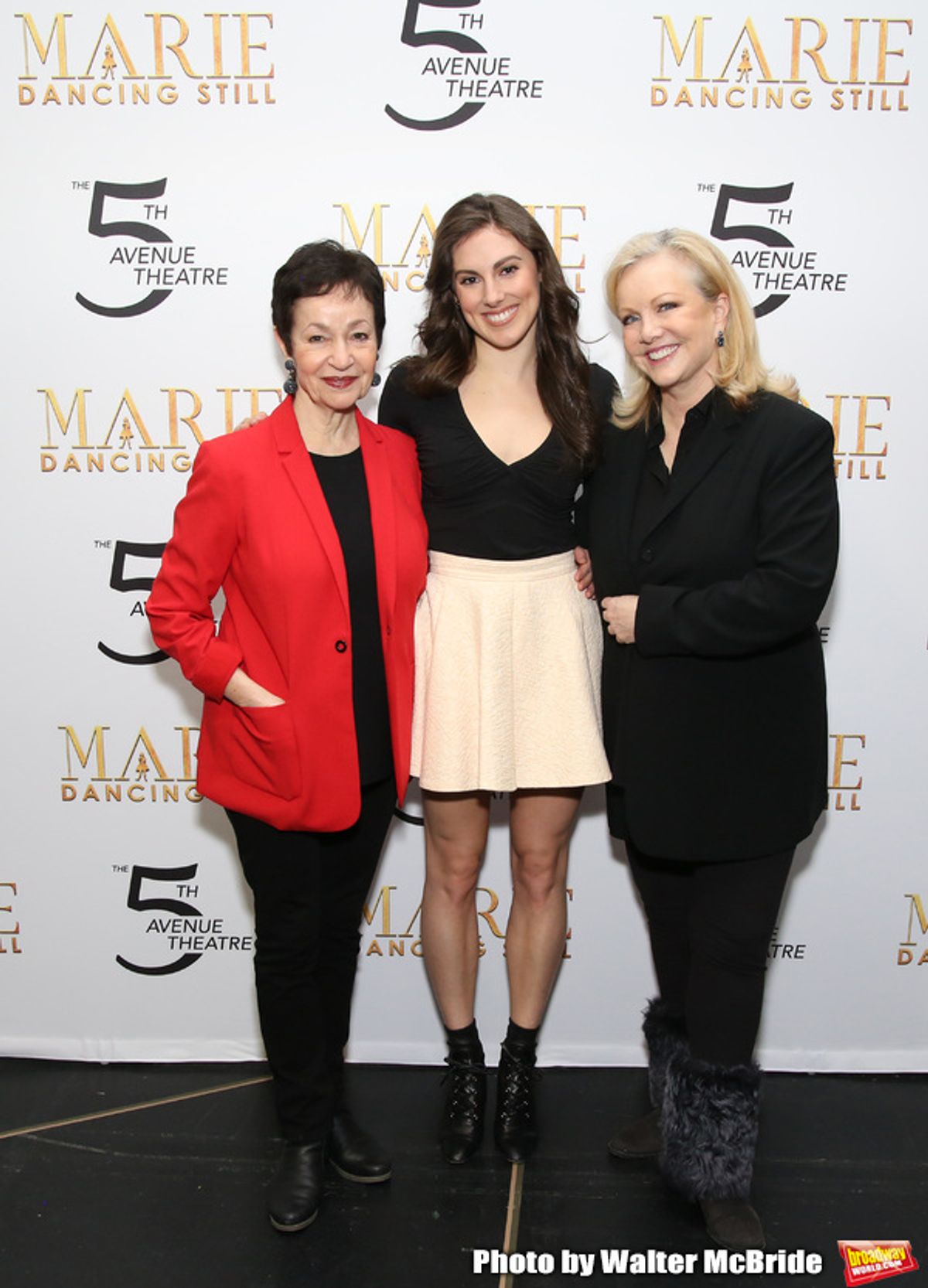 Lynn Ahrens, Tiler Peck and Susan Stroman at 