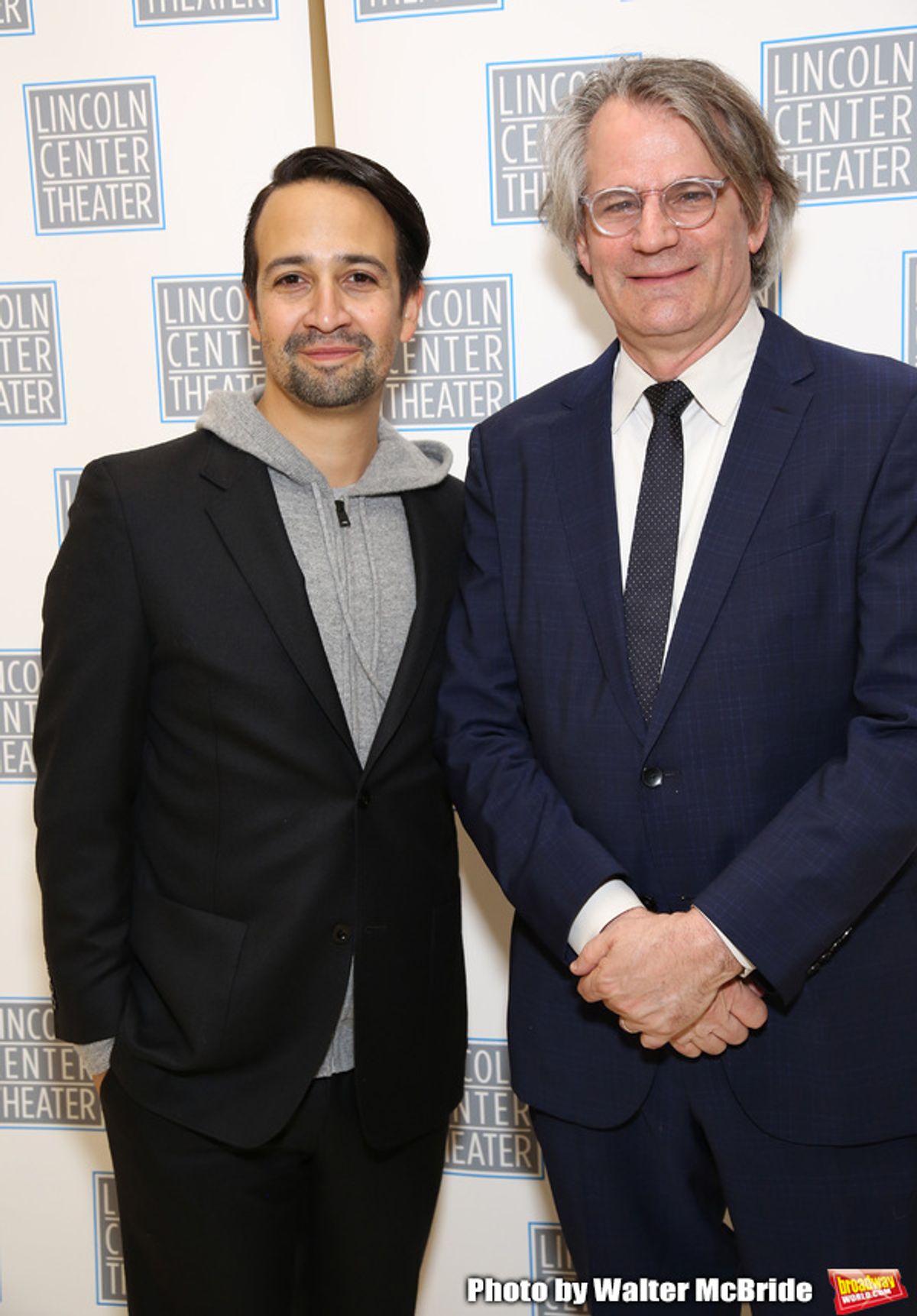 Lin-Manuel Miranda and Bartlett Sher at 