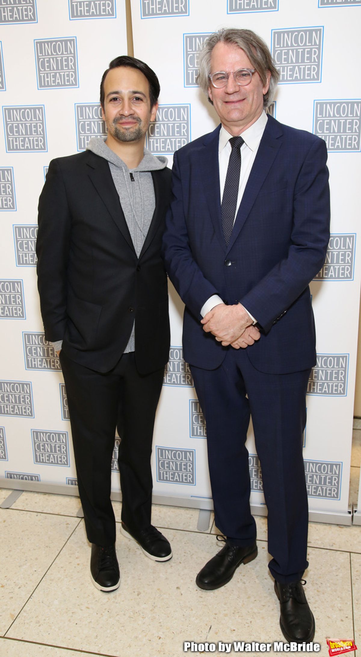 Lin-Manuel Miranda and Bartlett Sher at 
