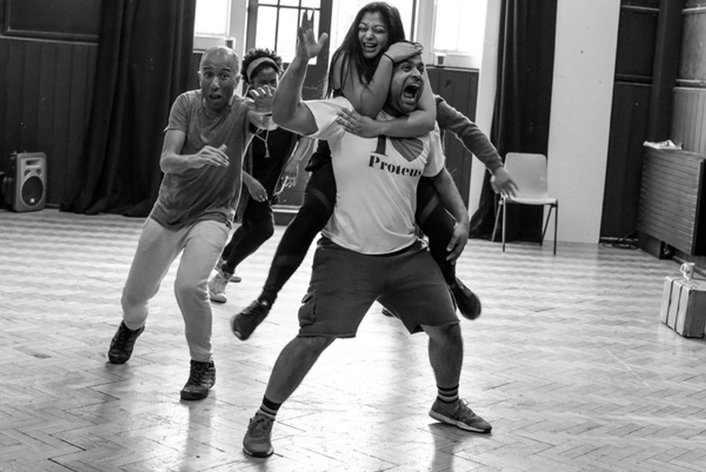 Photo Flash: Inside Rehearsal For Proteus Theatre's MACBETH  Image