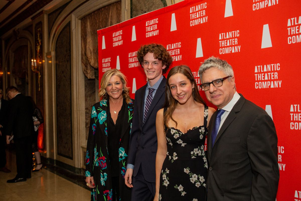 Mary McCann and Neil Pepe with daughter Lena  at 
