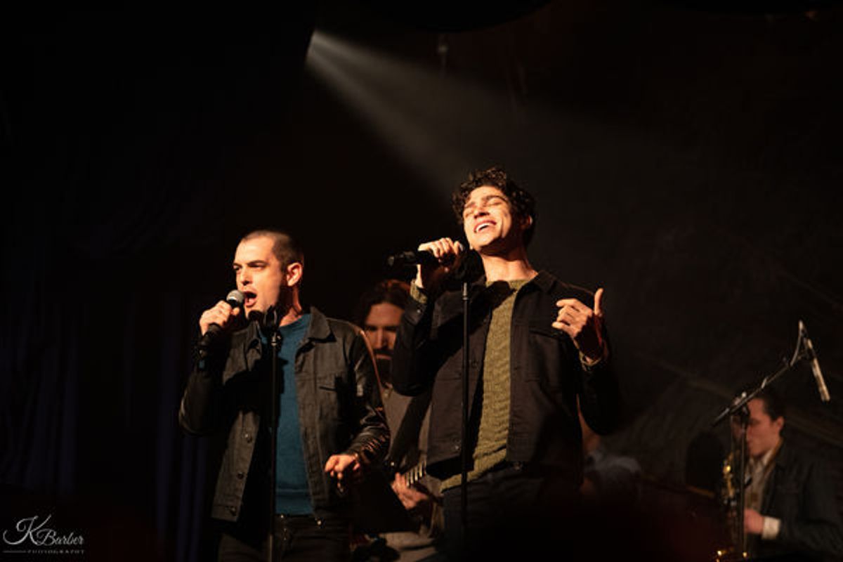 Isaac Powell and Wesley Taylor at 