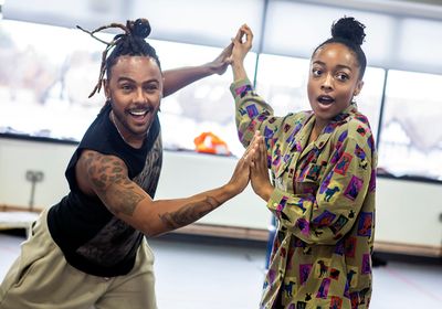 Marcus Collins (Hud) & Louise Francis (Ensemble) Photo