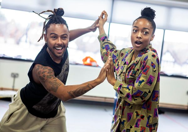 Marcus Collins (Hud) & Louise Francis (Ensemble) Photo