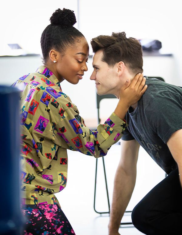 Louise Francis (Ensemble) and Paul Wilkins (Claude) Photo