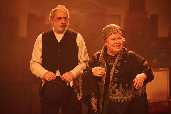 Michael S. Siegel as Avram & Valda Aviks as Rachel Photo
