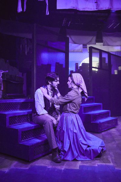 Robert Tripolino as Sal & Rebecca Trehearn as Rebecca Photo