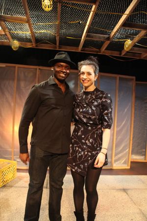 Patrick Ssenjovu and  Sarah Baskins Photo