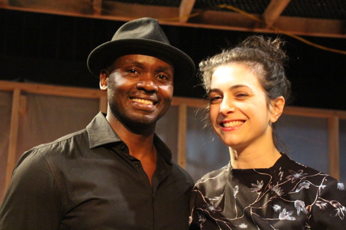  Patrick Ssenjovu and  Sarah Baskins  at 