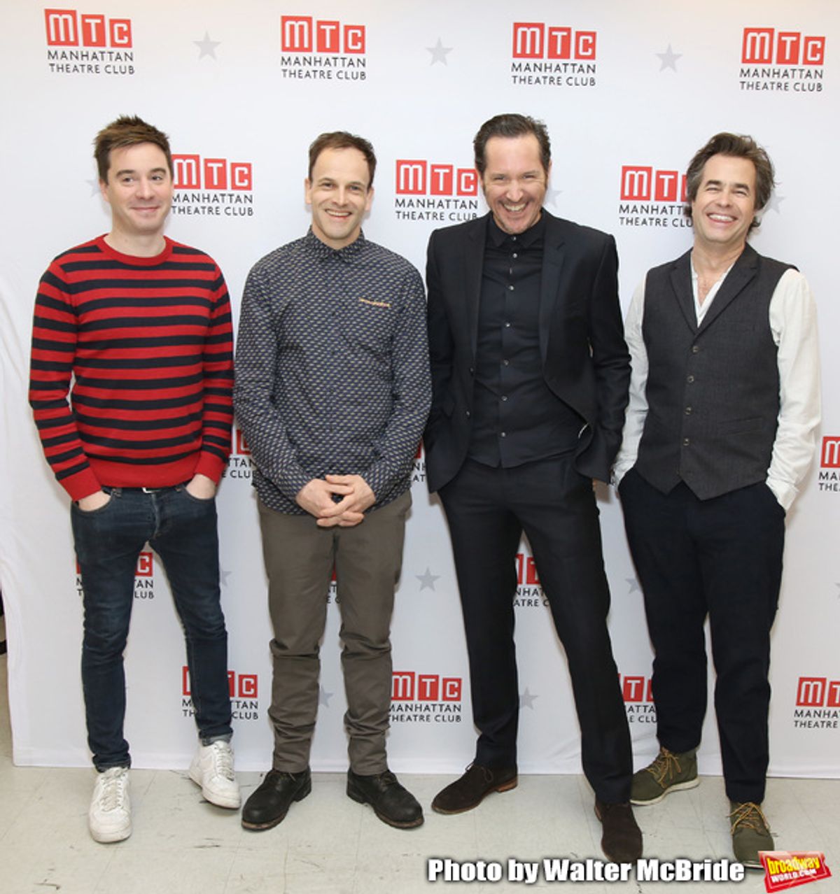James Graham, Jonny Lee Miller, Bertie Carvel and Rupert Goold at 