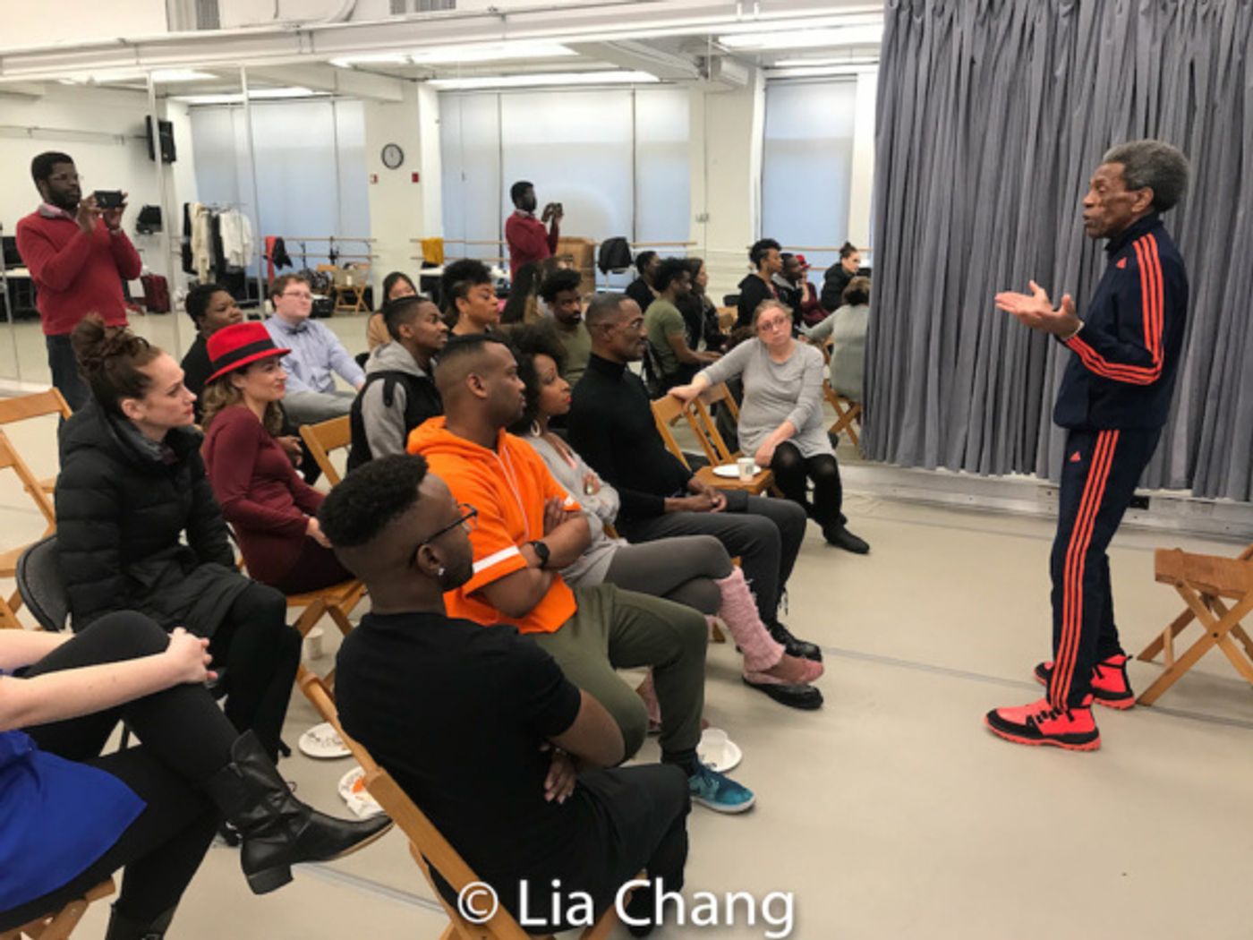 Photo Flash: Chatting With Director Andre De Shields In The SOPHISTICATED LADIES Rehearsal Room  Image