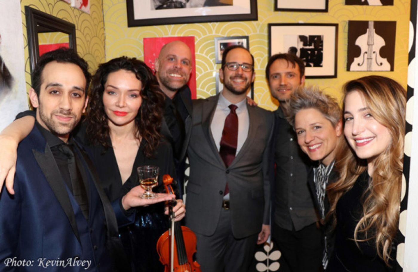 Photo Flash: THE BAND'S VISIT Co-Stars Katrina Lenk and George Abud Come to Birdland  Image