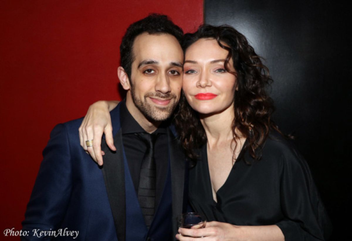 George Abud, Katrina Lenk at 
