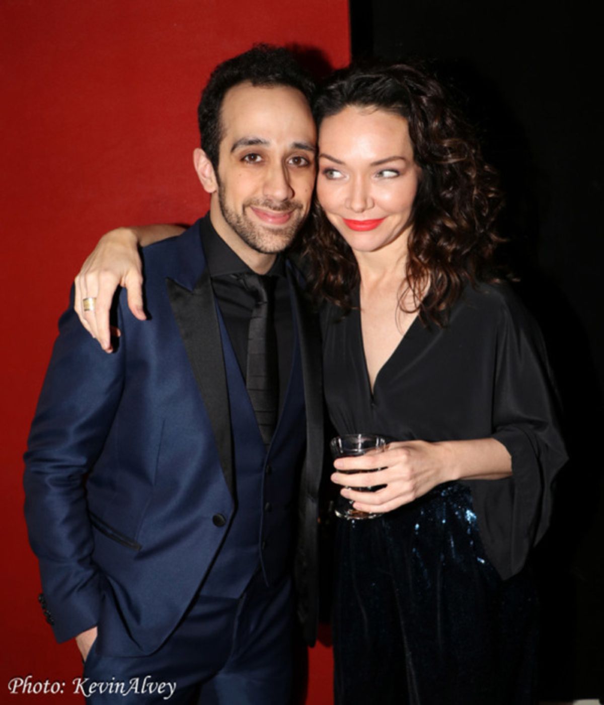 George Abud, Katrina Lenk at 